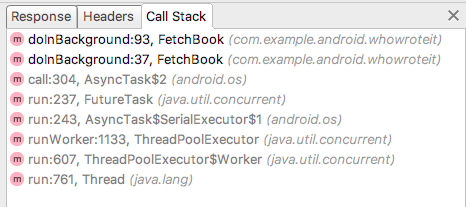  The call stack associated with a request shows you where to start optimizing your code.