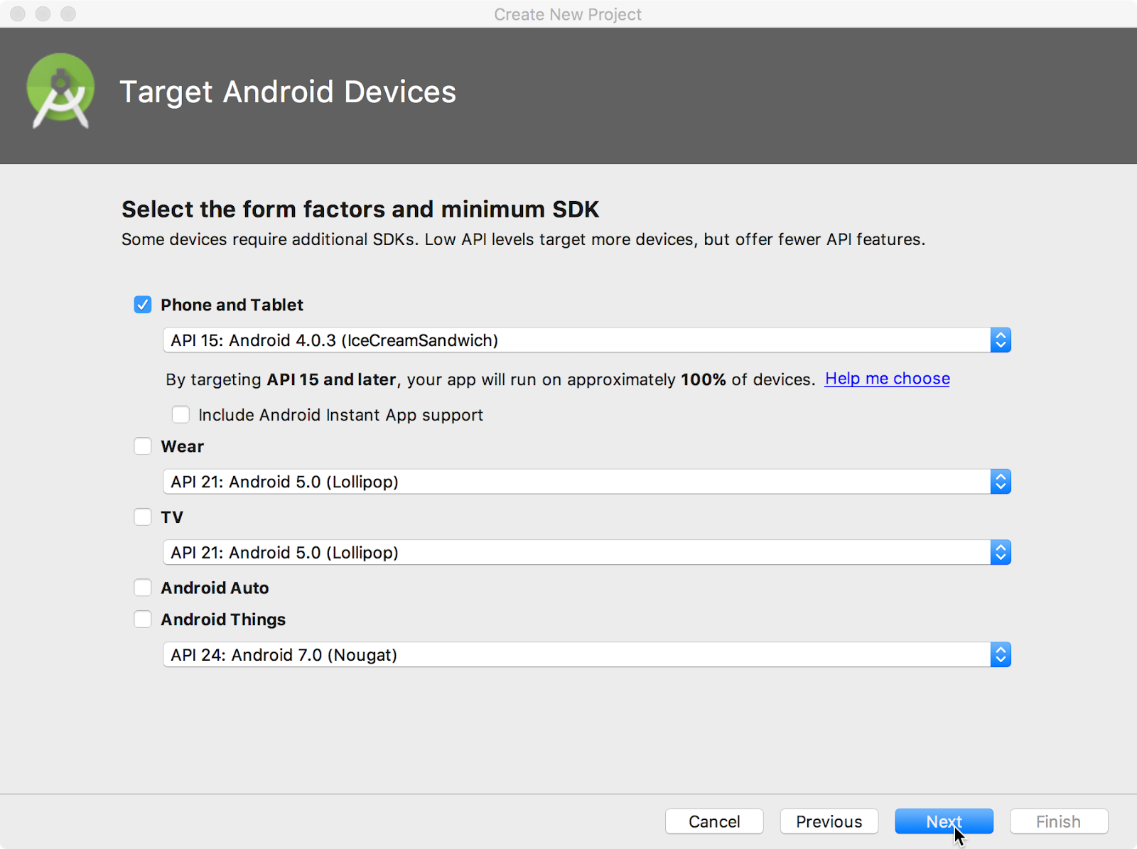 android target sdk