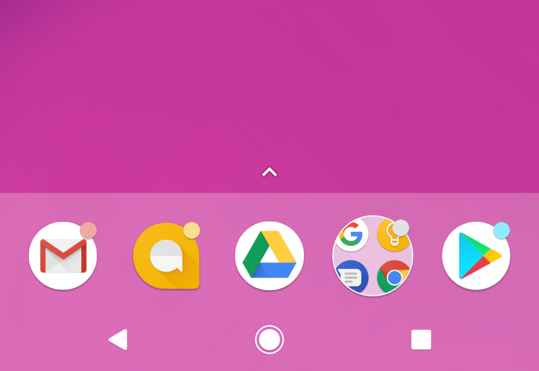  Notification badges on app icons and folders (only on API 26 or higher)