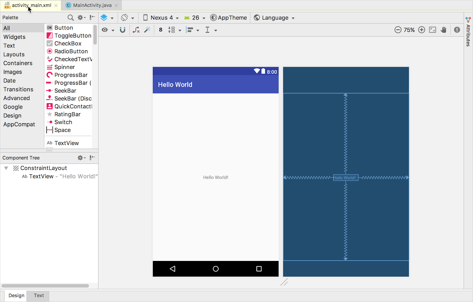  The layout editor