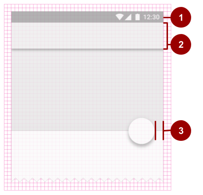  An 8dp square grid, noborder