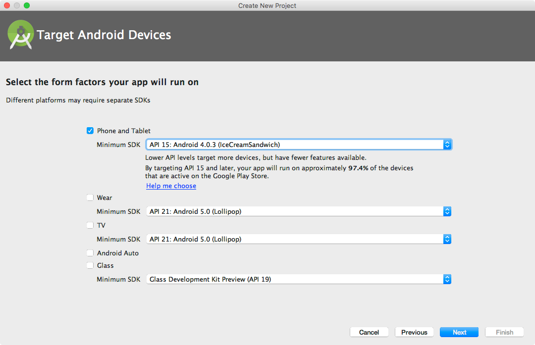 Target Proyek Android Studio 